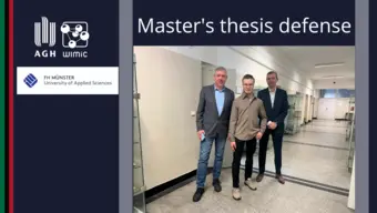 The master's thesis defense of Tobias Krol